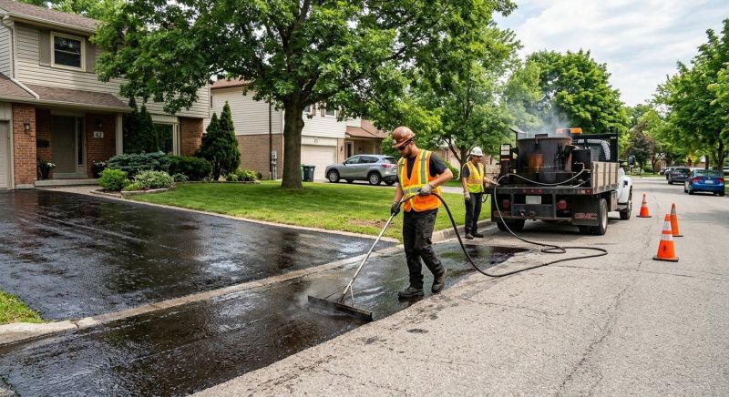 Asphalt Driveway Sealing in Greenville, SC