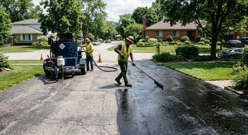 Asphalt Driveway Sealing in Denver, CO