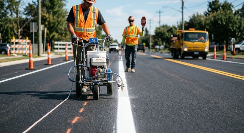 Asphalt Painting in Lawrenceville, GA