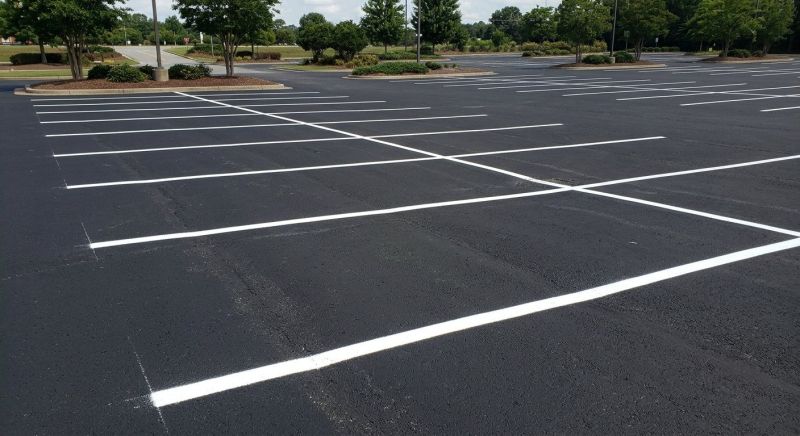 Asphalt Striping in Suwanee, GA
