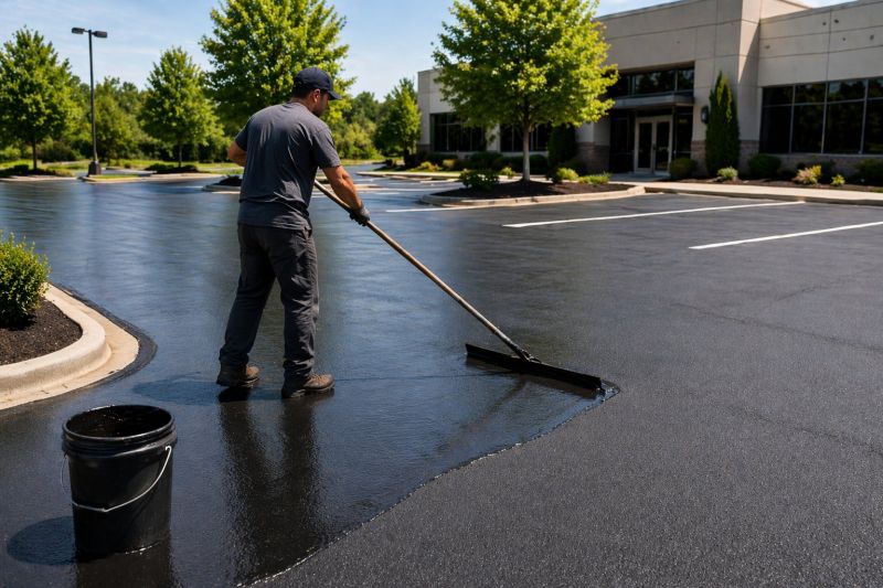 Church Parking Lot Sealcoating in Sarasota, FL
