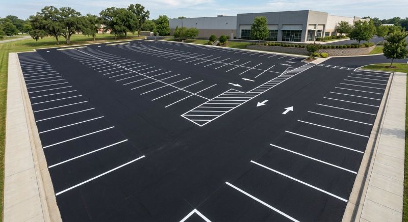 Church Parking Lot Striping in Roswell, GA
