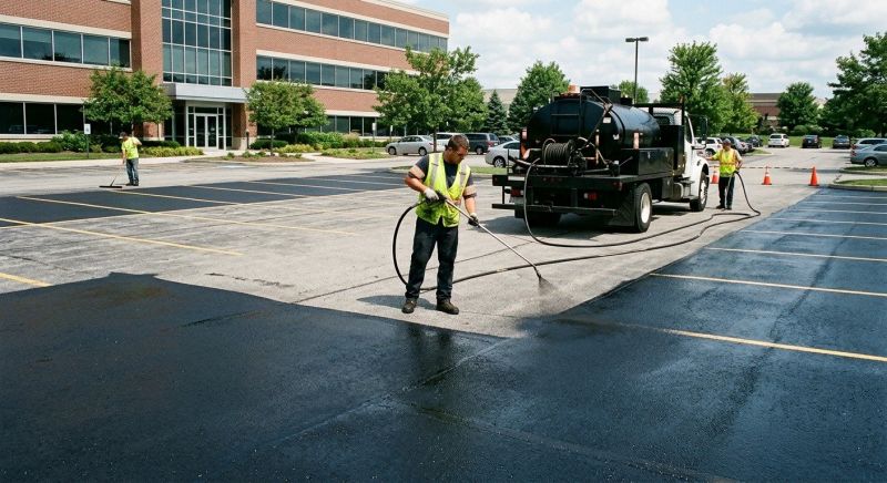 Commercial Parking Lot Sealing in Denver, CO