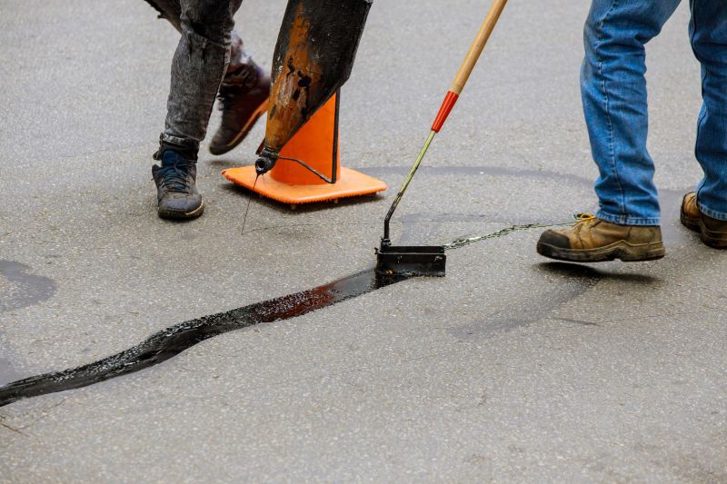 Hot Tar Driveway Sealing in Grand Rapids, MI