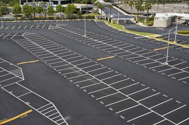 Parking Lot Painting in Roswell, GA