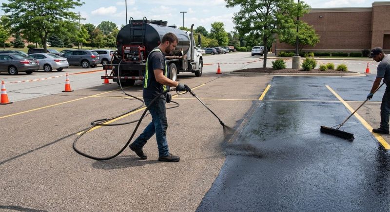 Parking Lot Resurfacing in Denver, CO